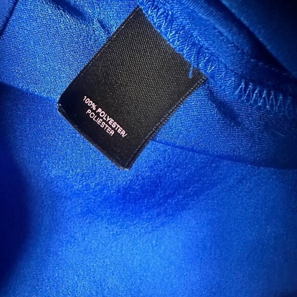 Victoria's Secret Slip Dress Women Size Small Sleeveless Black Blue Scoop Neck - Picture 2 of 6